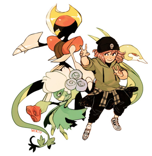 sticksandsharks:handful of trainer commissions from batch 1; still going through the list!