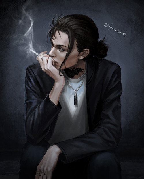Phil I drew after a long time.Caution) Smoking is harmful to health
