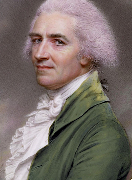 portraituresque:  John Smart (1741-1811), Self-Portrait, 1783.- Watercolour and bodycolour on ivory, 3.8 x 2.9 cm.