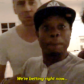 thehumming6ird:Throwback Hiddles ~ Jason Mitchell: ‘Tom has to get a tatt!!!!’In which Tom is much m