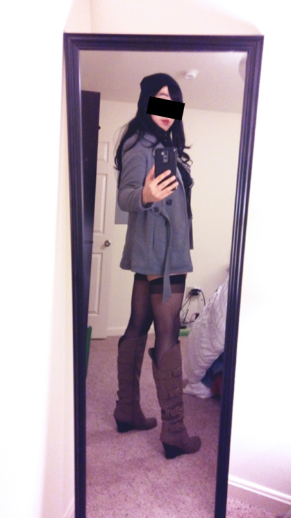 Throwback Thursday - This was from last winter after a naughty late-night walk in a nearby park :]