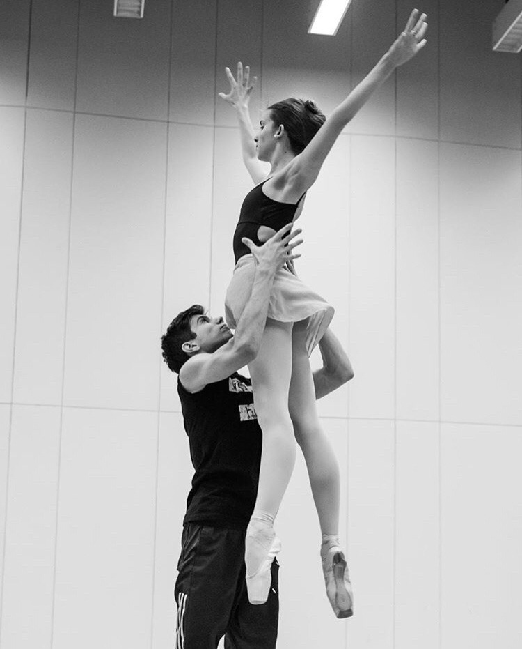 The Royal Ballet — Claudia Dean in rehearsal at the opera house