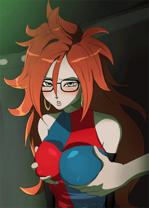 Here’s a lil animation of Android 21 I made. Hope you enjoy and…Support me on Patreon! https://www.patreon.com/DearEditor  <3 ^o^/