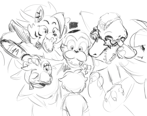 SO Anyway, I Want Something Like This To Happen As Gregory And Freddys First Meeting.Also! All The Animatronics