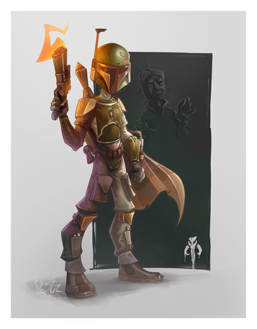 XXX tiefighters:  Boba Fett and Han Solo in Carbonite  photo