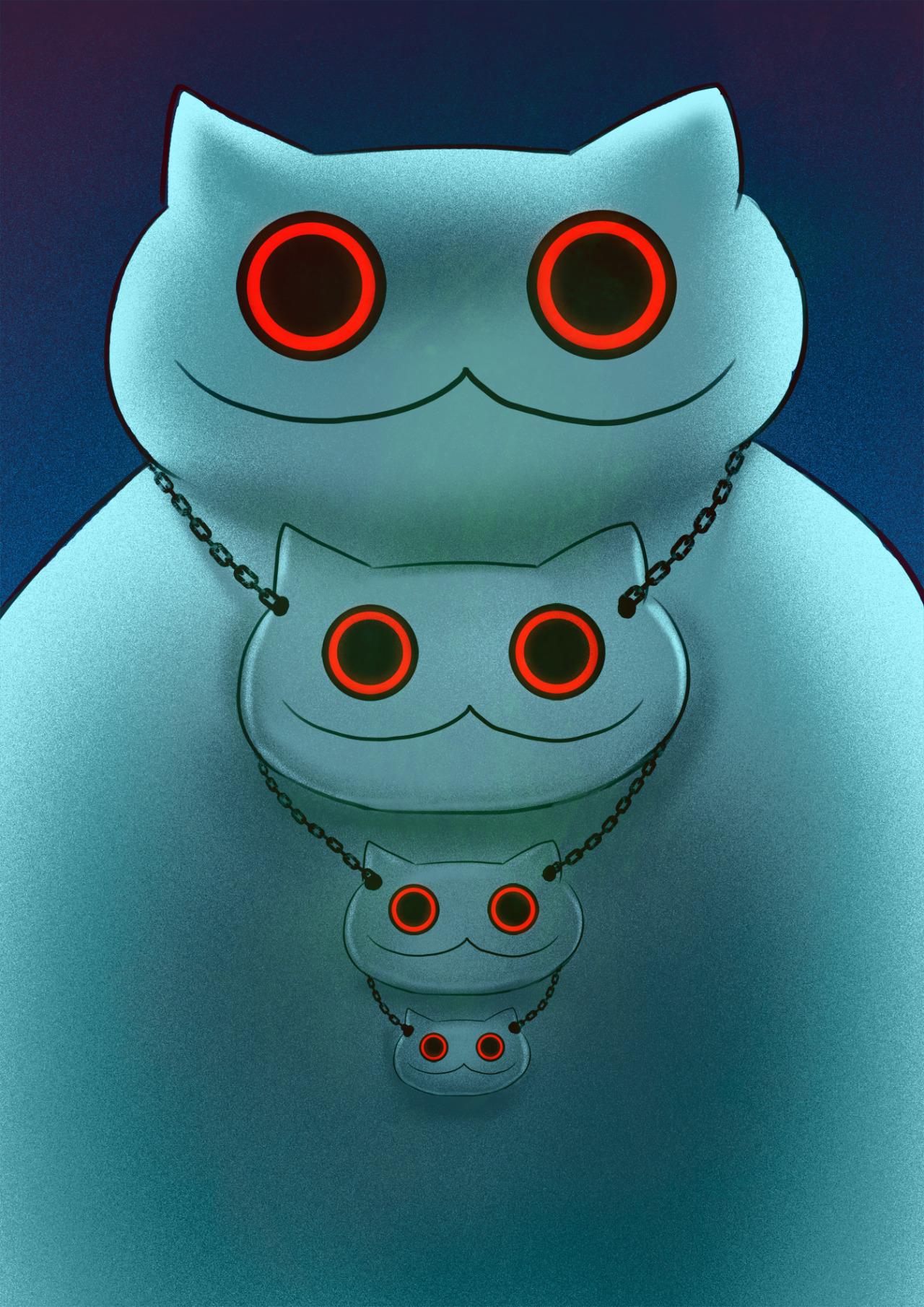 meawbin:  Creepy Cat 11-20 