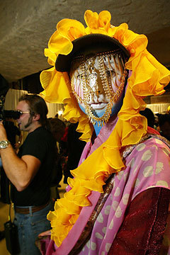 hanasoukupova:  Alek Wek and Ana Beatriz Barros backstage at John Galliano Spring