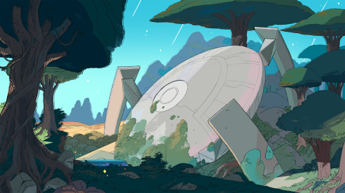 Part 1 of a selection of Backgrounds from the Steven Universe episode: Friend ShipArt Direction: Jasmin LaiDesign: Steven Sugar, Emily Walus, and Sam BosmaPaint: Amanda Winterstein and Ricky CometaAdditional BG Paint: Elle Michalka and Cat Tuong Bui