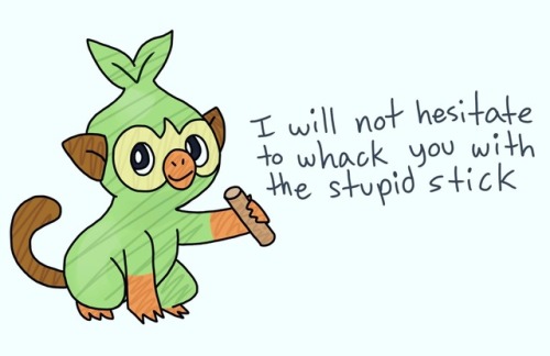 Im Just Imaging Grookey As Judge Judy And Using The Stick As A Gavel Asgfkgujfhs