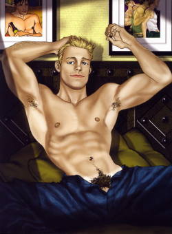 completelyfineillustrated: retro-gay-illustration: For the Boys 31 by Joe Phillips. Totally delicious! 