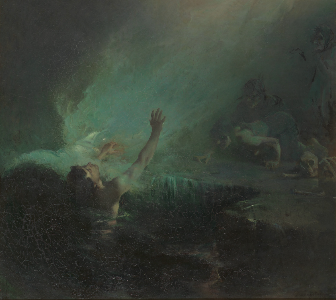 evergod:  The Sirens, 1892John Longstaff, Australian, 1861-1941