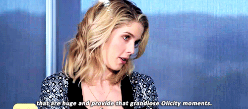 natashasromanoff:  Are there any upcoming Olicity scenes that you think fans are going to freak out 