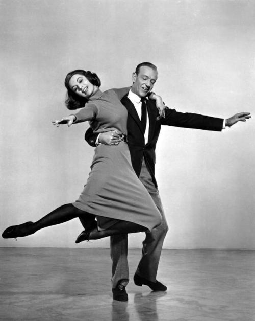 classicfilmgirl: Fred Astaire and Cyd Charisse photographed for Silk Stockings, 1957