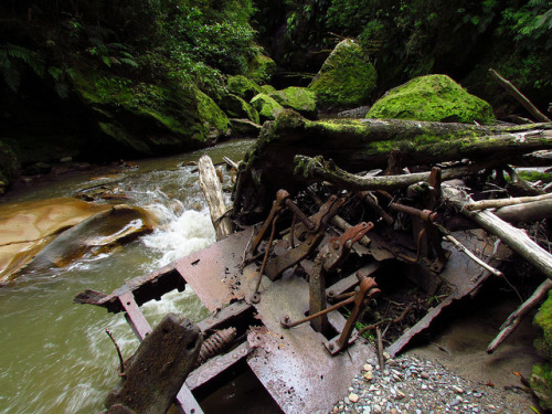 Ford Creek Wagon Wreck by New Zealand Wild on Flickr.