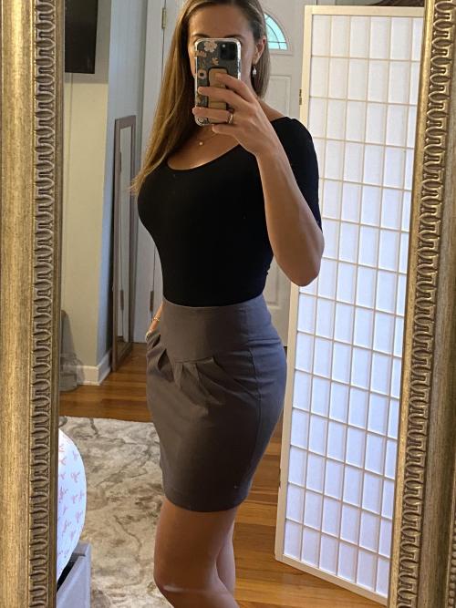Tight skirt Tuesday…