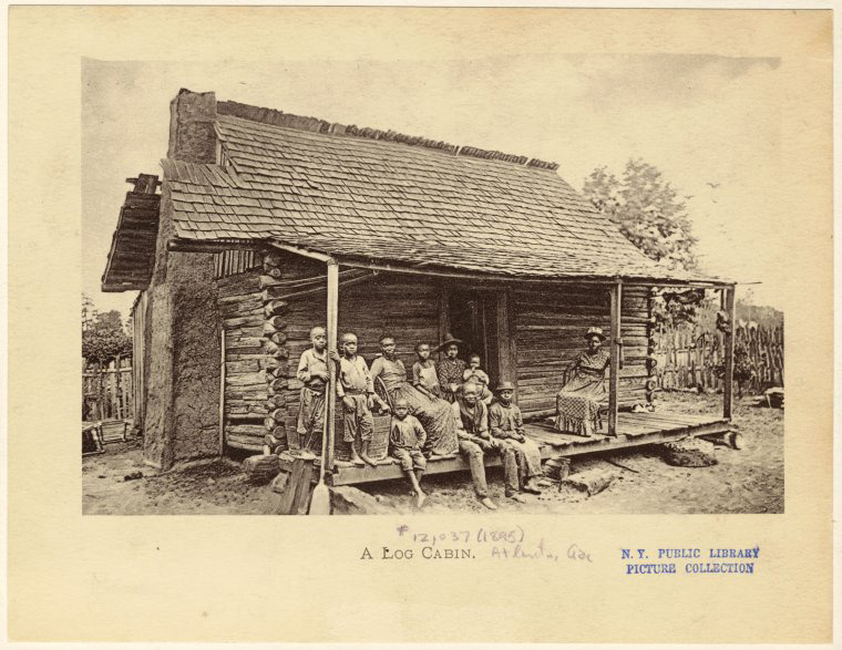 leadvilleamerica:
“ A log cabin. Atlanta, Ga. 1895
”