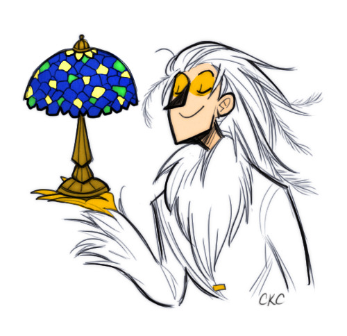 First doodle of 2014?: Albany Irvin, antiques dealer, snowy egret, Hoi Toider, part of a “bird