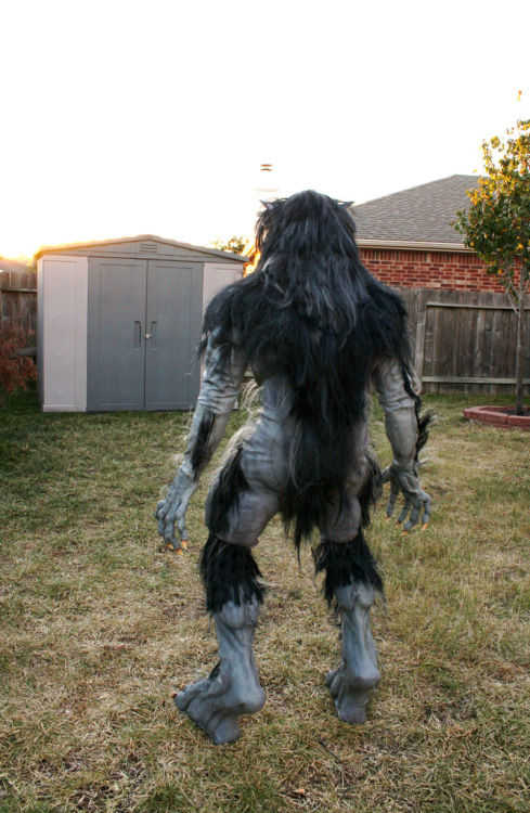 Back in 2010, C. Reeves created this fantastic werewolf costume! #WerewolfWednesday. This was actual