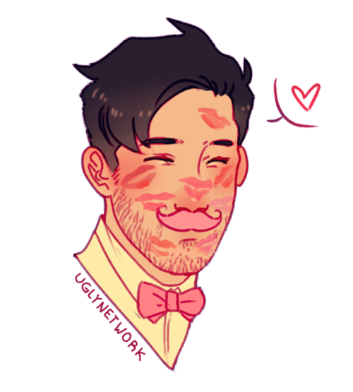 uglynetwork:kis kis smorchhappy valentines day!He looks so cute tho,,,,,,,,,,,