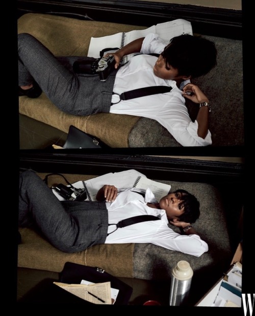 eyeblogaboutnothin:Janelle Monáe “Noir Town” photoshoot for W Magazine directed b