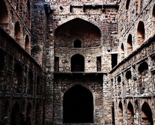 Ugrasen ki baoli, Delhi.(Ugrasen stepwell, Delhi.)