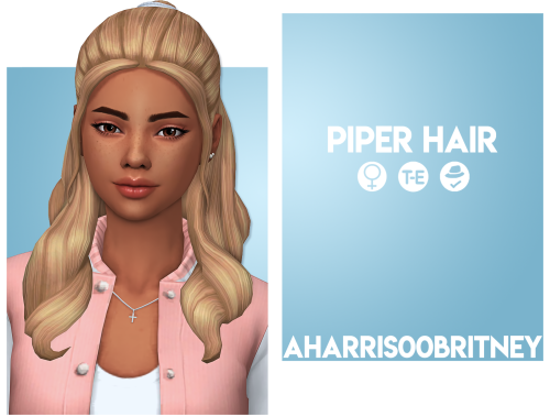 aharris00britney:Piper Hairyes i know I am overusing these bangsBGCHat Compatible18 EA ColorsCustom 