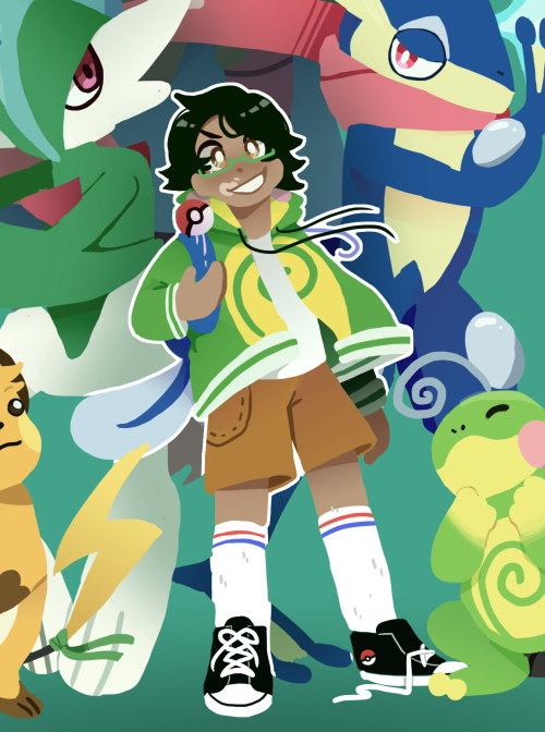 Trainer frog wants to battle !!!(also a close up because im proud of how it turned out >:) )