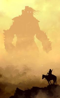 pixalry:  Shadow of the Colossus Illustration