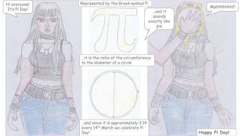 Happy Pi Day from Xania (and Melissa)!