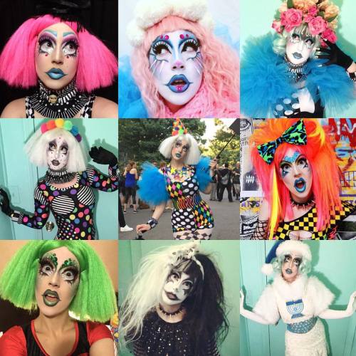 A few of my favorite drag looks and experiences from 2016, showing my evolution throughout the year-