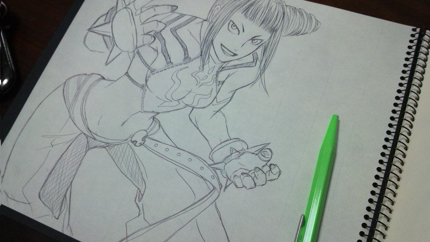 hayame-82:  Some sketches.  I’ll color them later…maybe, hehe . (Street Fighter