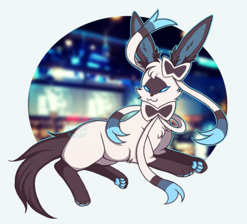 I’m really happy so many people liked my Siamese Sylveon from my Sylveon Variations post yesterday !! I really loved it too so I decided to turn it into my own personal Poke OC <3 His name is Bartholomew and he lives in a coffee shop. He uses