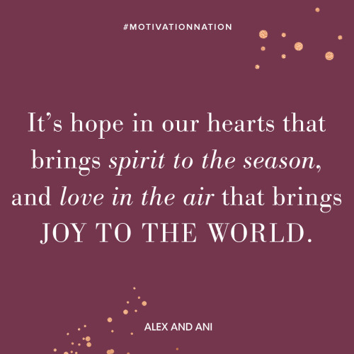 alexandani:Heart makes the holidays. #motivationnation