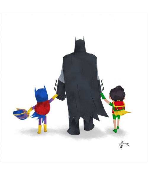 Super Families Prints by Andry Rajoelina at Last Available on French Paper Art Club With Geek-Art.ne