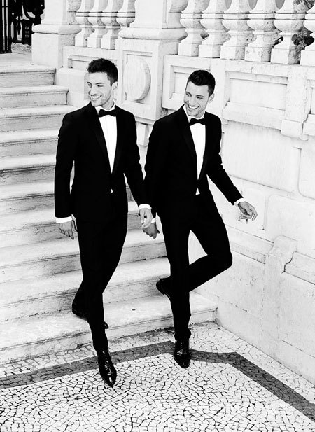 lovefashionseason:Kevin & Jonathan Sampaio for Dolce & Gabbana