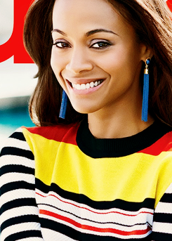  Zoe Saldana photographed by Sebastian Kim for Lucky Magazine (February 2014) 