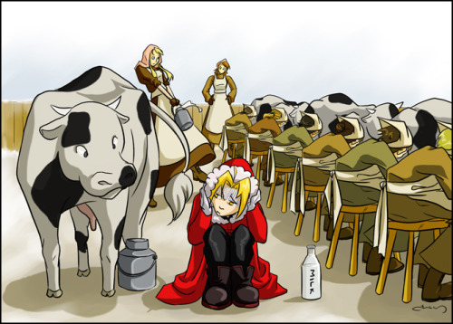 adventuresofcomicbookgirl:FMA 12 Days of Christmas by yuukihikariI discovered this just in time! Ado