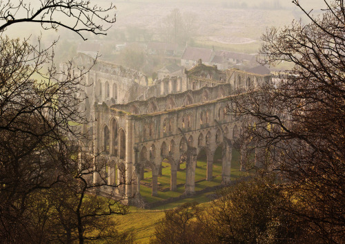 abandonedography: The ruins of Rievaulx Abbey in North Yorkshire, which was established in 1132