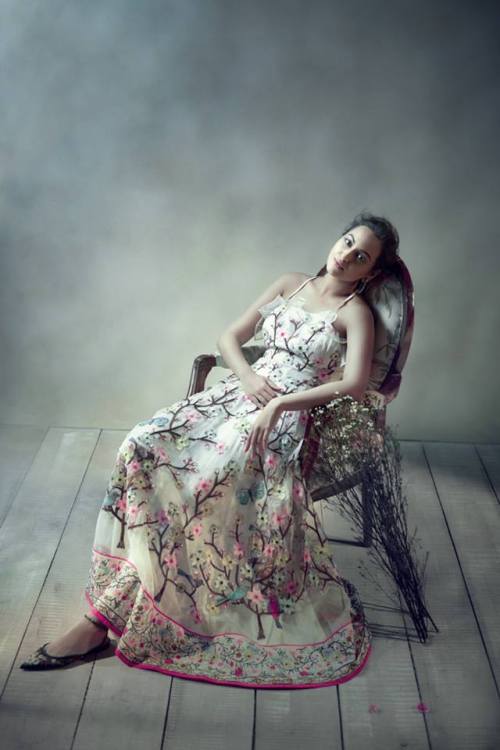 Sonakshi for Elle (June 2017), photographed by Colston Julian