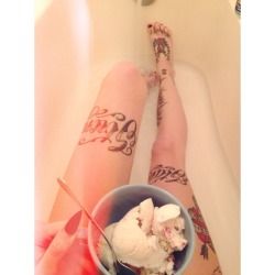 icequeenxxxx:  Strawberry ice cream in the