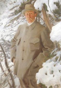 Anders Zorn (Swedish, 1860-1920), The Painter Bruno Liljefors, 1906. Oil On Canvas. Nationalmuseum,