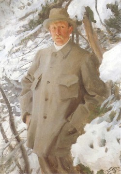 The Painter Bruno Liljefors, 1906, Anders Zorn