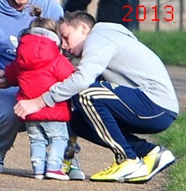 famille-de-sport:  Au fil du temps frère/soeur : Brooklyn &amp; Harper Beckham