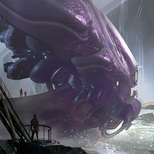 thecyberwolf:  Halo 4 - Concept Art (Part 2) by Michael Pedro CGHUB - Tumblr - Twitter - Facebook