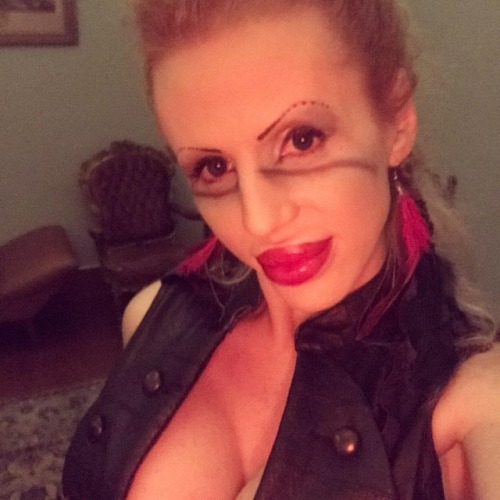 Mad Max sex party, because San Francisco #faketits #lipinjections #plasticpositive #bimbos #bimbofic