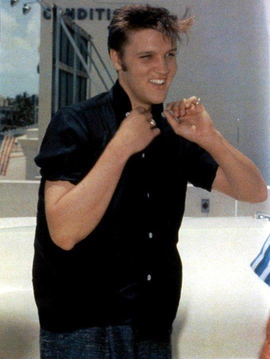 candidelvis:  Miami, Florida August 1956 