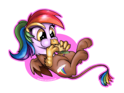 rainbowfeatherreplies:“Lunch! Nom nom nom…”Art