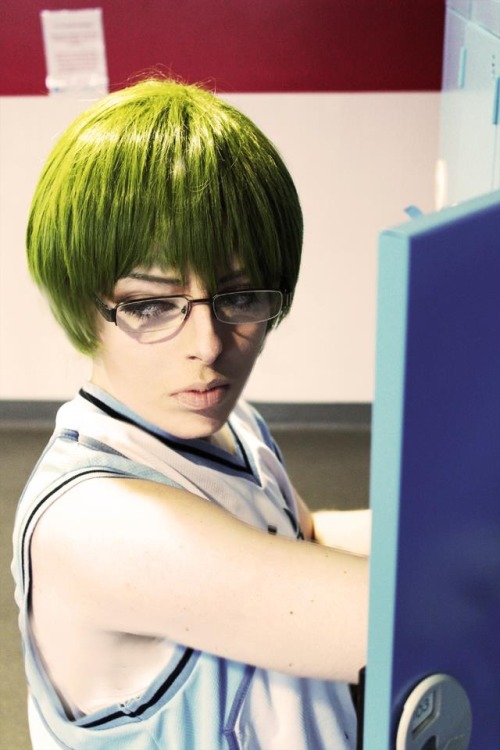 Me as Midorima in Teikou uniform~ srs tsundere face B( Photo by Tsupo