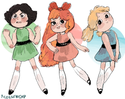 shannonarts:  been dying to draw the powerpuff