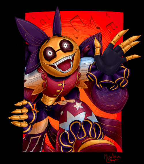 Drawing For @jack-o-phantom Art Contest!Chime Is So Cool, It Was Very Fun To Draw Him, Even Though Gradients